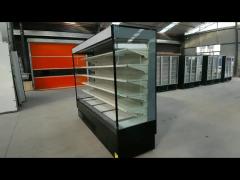 Commercial Sandwiches Open Air Display Fridge With EBM Fan Motor