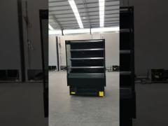 SEMI Vertical Refrigerated Square Grab And Go Display Cooler R404a