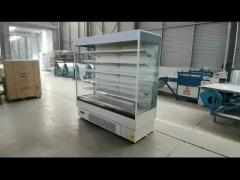 Automatic Defrosting Commercial Open Air Curtain Display Cabinets for Fresh-keeping