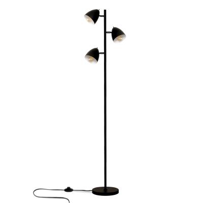 China Modern Reading and LED Floor Lamps Standing Lighting Modern for Modern Living Room with 3 Adjustable Lights for sale