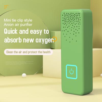 China Link-clip pm2.5 Portable Reusable Anion Pollution Fresh Air Purifier Electronic Dust Proof For Sale for sale