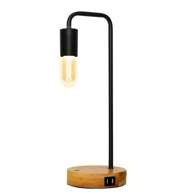 China Modern 3 Way Dimmable Industrial Classic Touch Control Table Lamp with Dual Dual USB Charging Ports for Bedrooms, Residential, Hotel for sale