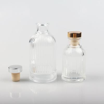 China Personal Care 50ML 100ML 150ML 200ML Aroma Reed Diffuser Glass Bottle With Empty Cap for sale