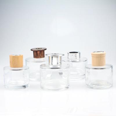 China Empty Personal Care Round Tubular Glass Diffuser Aroma Bottle for sale