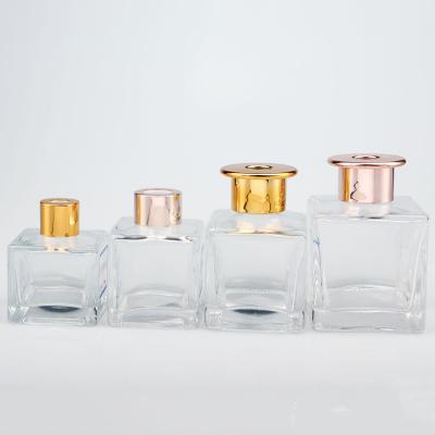 China Personal Care Many Different Size Aromatherapy Square Glass Bottles Wholesale for sale