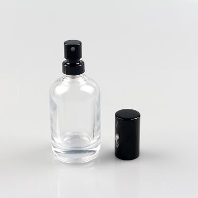 China Luxury Cosmetic Glass Top Cosmetic Glass Empty Perfume Bottle 30ml 50ml 100ml quantity for sale