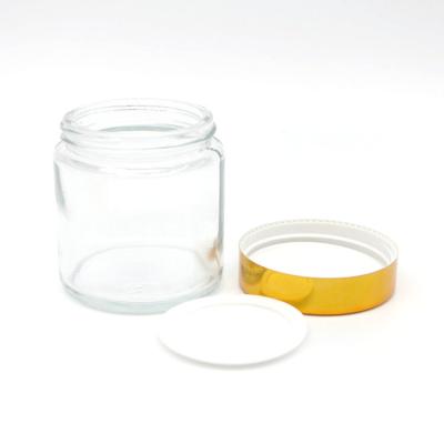 China Hot Sale 120ml Skin Care Cream Big Cream Jar / Cosmetic Glass Jars for sale