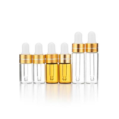 China Wholesale 1ml 2ml 3ml 4ml 5ml Essential Oils Cosmetic Glass Bottle for sale