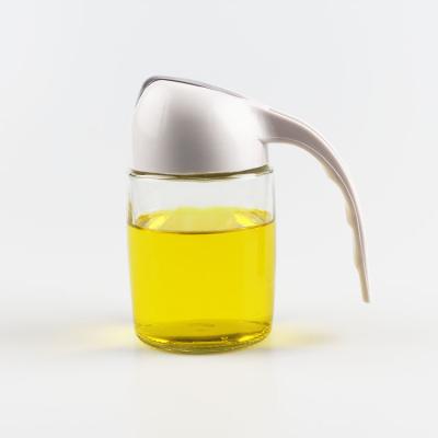 China New Food Arrived 300ml 600ml Clear Glass Frying Oil Bottle For Kitchen for sale