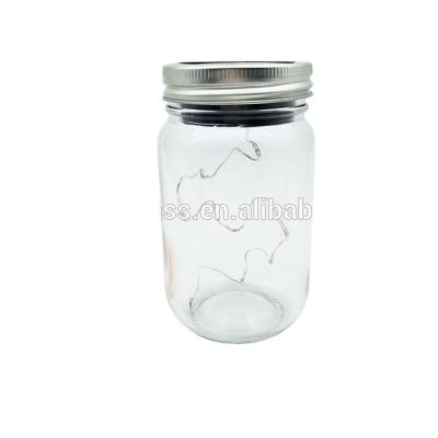 China Bottles Mason Jar Solar Light Lids Solar Laser Christmas Light for sale