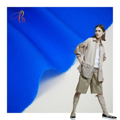 China Tear-Resistant Polyester Bubble Blends Wrinkled Color Rich Lightweight Pajamas Breathable Bubble Chiffon Fabric for sale