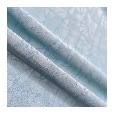 China China factory hot sell tear-resistant polyester stretch jacquard fabric for women clothes satin woven fabric for sale