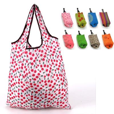 China Eco Friendly New Custom Foldable Shopping Nylon Bags Reusable Food Recycle Packaging for sale