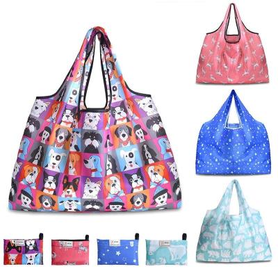 China Plegable Reusable Washable Polyester Waterproof Bolsa Portable Custom for sale