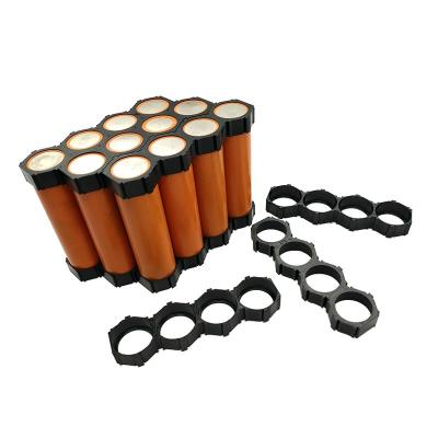 China Plastic can be together plastic battery bracket 18650 lithium ion battery cell holders in lithium ion batteries for sale