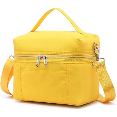 China Heopono Waterproof Women Men Work Picnic Simple Stylish Soft Reusable Insulated Ladies Lunch Bag Customized Waterproof Cooler Bags for sale