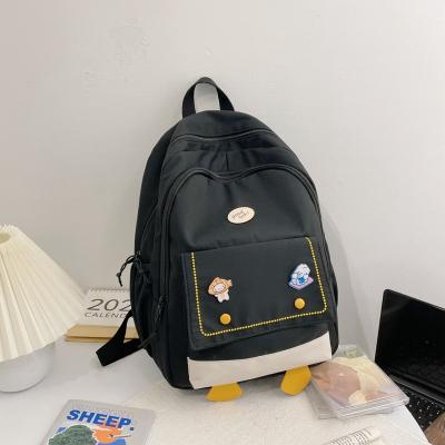 China Heopono Waterproof Kids Fashion Simple Stylish Bookbags Picnic Travel Soft Children Girl Satchel Sports Backpack High School Bag for sale