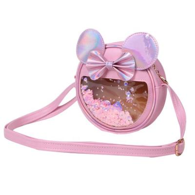 China Cute Messenger Bag For Girls Heopono Fashion Kids Girls Bowknot Cross Lovely Small Messenger Bag Adjustable Detachable Cute Long Shoulder - Body Bag for sale