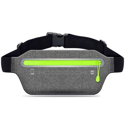 China Unisex Running Men Women Heopono Belt Phone Money Holder Water Proof Waterproof Lightweight Flat Fanny Pack Waist Bag Pouch For Sports for sale