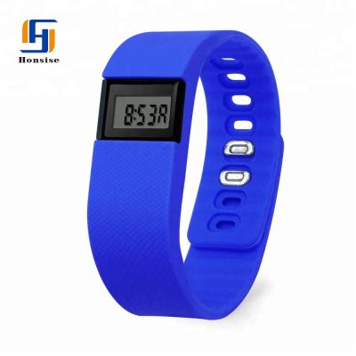 China 2018 Fashion Promotion Gift Watch Digital Silicone Calorie Pedometer Counter Wristwatches for sale