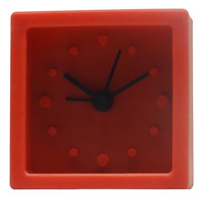 China Hot Selling Mini Clock Watch Solid Design Mini Silicone Alarm Clock for sale