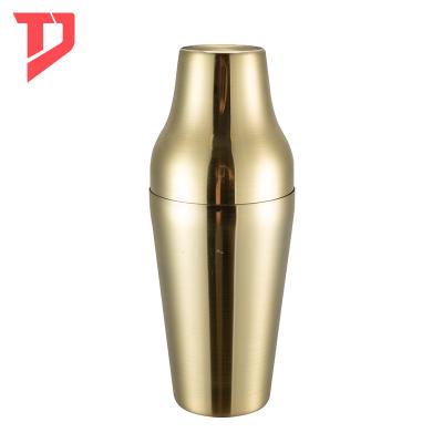 China Viable Tool 500ml Shaker Bar Parisian Two-Part Stainless Steel-Copper Shaker from Barware for sale