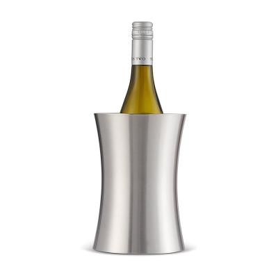 China Stainless Steel Double Wall Refrigerators Custom Viable Wine Champagne Ice Bucket Cooler Beverage Bottle Holder for sale