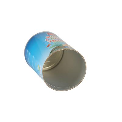 China Recycled Materials Wholesale Gold Cylinder Color Paper Tube Packaging Bottle Container For Cosmetic for sale