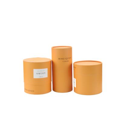 China Food Grade Eco-friendly Cylinder Materials Hot Sale Recycled Tea Paper Airtight Tube For Black Tea for sale