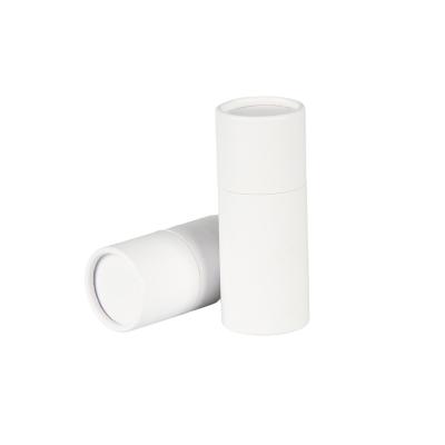 China Hot Sales Materials New Arrival Recycled White Cardboard Custom Design Logo Round Cylinder Paper Tube For Gift Box for sale