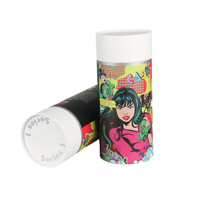 China Recycled Materials Eco - Friendly Lip Balm Customized Cosmetic Gift Box Paper Tube for sale