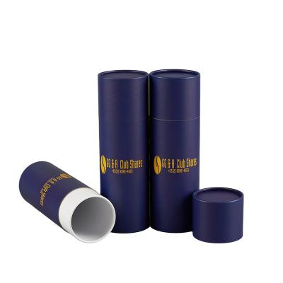 China Recycled Biodegradable Packaging Materials OEM 50ml Tube Cylinder Box Eco - Friendly Paper Tube For Glass Bottle for sale