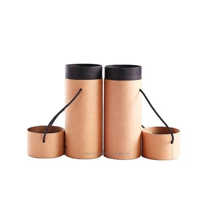 China Recycled Materials Custom Wrapping For Live Plants Round Eco Friendly Paper Tube Packaging for sale