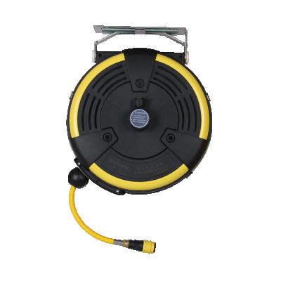 China HBJX Adjustable Pneumatic PU MESH Extension Reel, Retractable Spring Air Hose Auto Reel for sale