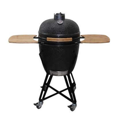 China Aliker 22inch Ceramic Grill Kamado Kamado Grills Easily Assembled Ceramic BBQ Grill for sale