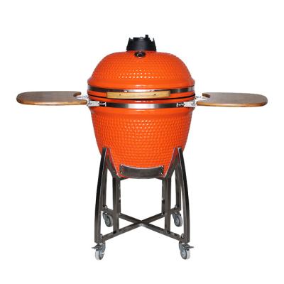 China Aliker Easily Assembled 23.5 Inch Amazon Ceramic Hot Sale Ceramic BBQ Grill Kamado for sale