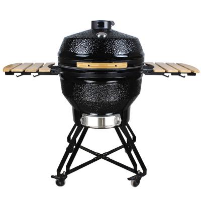 China Easily Assembled 26 Inch Ceramic Portable BBQ Grill Korean Style Aliker Kamado Charcoal Smoker Creamic Pots Bang for sale