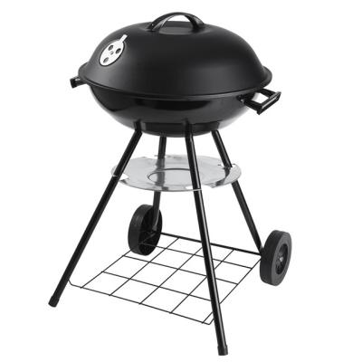 China Easily Assembled Outdoor ALIKER BBQ Trolley BBQ Grill Charcoal Kettle BBQ Grill with Wheels for sale