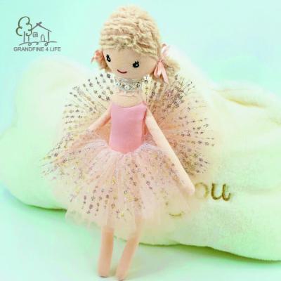 China Grandfine Ballerina Girl Soft Toys Soft Luxury Kids Gift Cute Toy Stuffed Dolls With Long Legs for sale