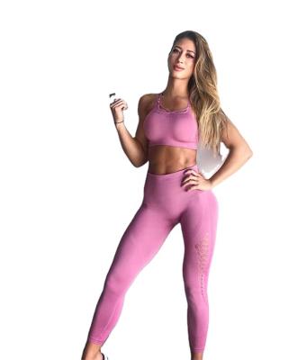 China Wholesale Custom Women's Sports Yoga High Waist Leggings Seamless Gym Leggings Antibacterial Lift Up Leggings for sale