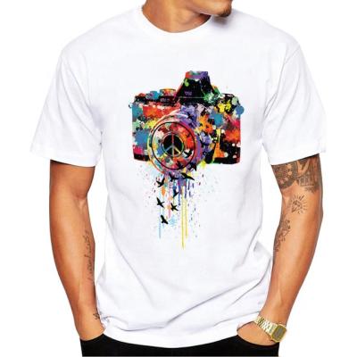 China Cheap Anti-wrinkle Summer Clothe Custom Printing T Shirts For Men Wholesale Cheap Clothing Customized T Shirts for sale