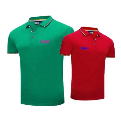 China Wholesale Custom Anti-Wrinkle Logo Mens Short Sleeve Custom Polo Printed T-Shirt Polo Shirt for sale