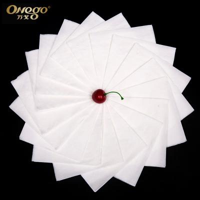 China White Decorated Airline Customized Dry Lunch Table Paper Tissue Napkins for sale