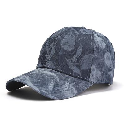 China High quality COMMON women's outdoor sports stretch cotton COMMON hat flowers leaves tie dye printing baseball cap hat for sale