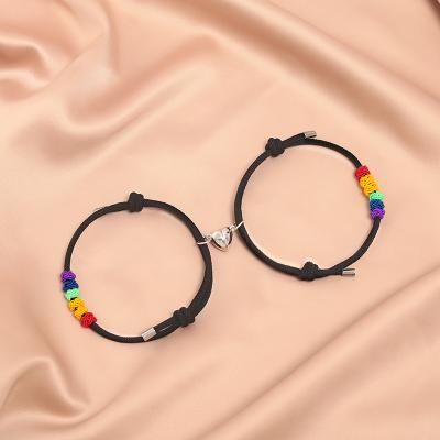 China Vintage Couples Bracelets 2022 Trendy Vintage Rope Bracelets With Jewelry Charm Nylon Bracelets For Women Gift Party Wholesale for sale