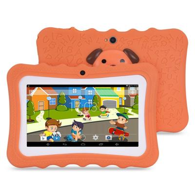 China Hot selling amazon tablets 7inch wifi quad core 8G educational study kids shockproof kids tablet for sale