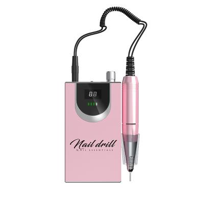 China Multifunctional Powerful Powerful Rechargeable Nail Art Beauty Nail Drill Wholesale Cordless Electric Drill for sale