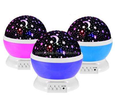 China Room 360 Rotating Star Night Light Starry Sky Master Baby Night Light Projector for sale