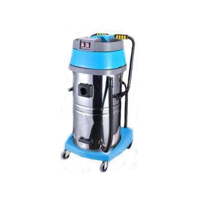 China A lower noise heavy duty 70L vacuum cleaner with 2 motors for multi-function use for sale