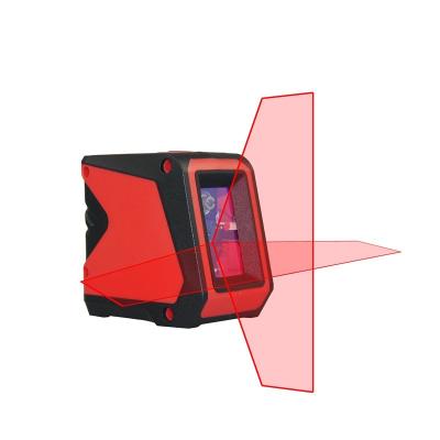 China Red Laser Level Visibility High Precision Crossliner Beam Smart Liner Horizontal And Vertical SelfLeveling Compensation 70.5x47x66mm for sale